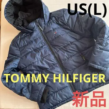 A978 새상품 타미힐피거 US(L) 네이비 퍼 자켓 충전솜