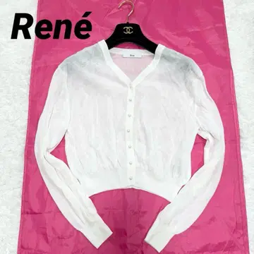 [새상품급] 르네 가디건 펄 2023 모델 36 시어