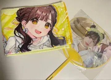 iLIFE! 후쿠마루 우사 머플러 타월 부채 세트