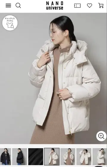 [ 새상품 ] 나노 유니버스 다운 코트