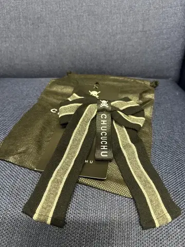 CHUCUCHU 스트라이프 리본