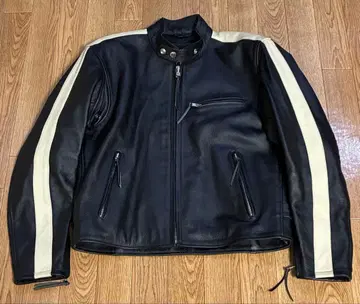 Rookie Leathers 소가죽 카우 가죽 천연 가죽 싱글 자켓