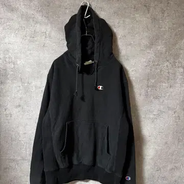 챔피온 champion 리버스 위브 맨투맨 후드티 블랙