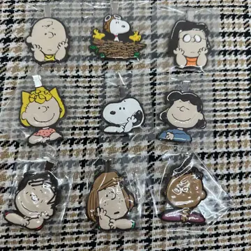 스누피 캔디 클립스 통통한 러버 클립 9종류