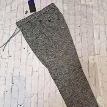 G-STAGE 그레이 헤링본 팬츠 스트레치 저리 50 사이즈