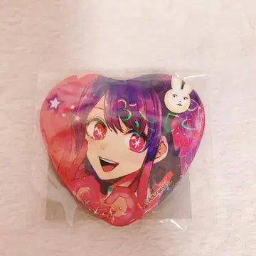 최애의 아이 이치고 프로 홍보부 하트형 홀로그램 캔뱃지