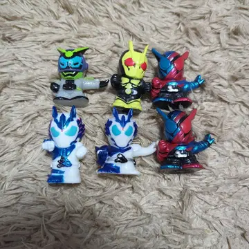 가면라이더 미니 피규어 6체 세트