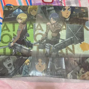 진격의 거인 클리어 파일 묶음 판매 익명 배송