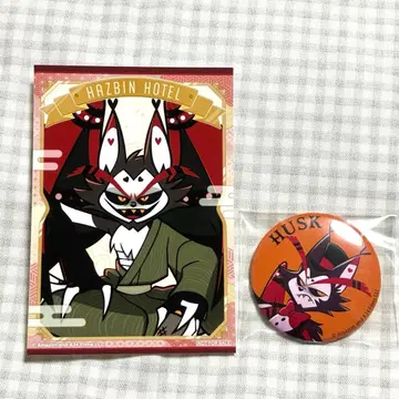 해즈빈 호텔 허스크 기모노 애니메이트 팝업 캔뱃지 특전