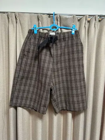 프릭스 스토어 폭스파이어 체크 무늬 숏팬츠