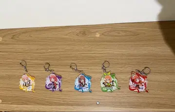 5등분의 신부 발렌타인 아크릴 키링 세트