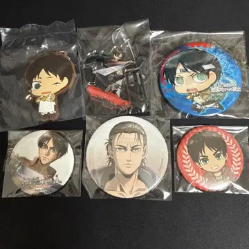 엘렌 예거 진격의 거인 캔뱃지 아크릴 스탠드 묶음 판매