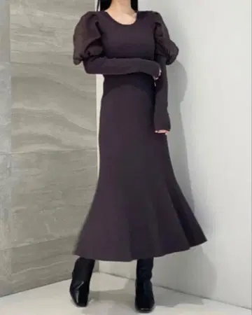 택 포함 새상품 snidel 도킹 머메이드 니트 원피스 스나이델