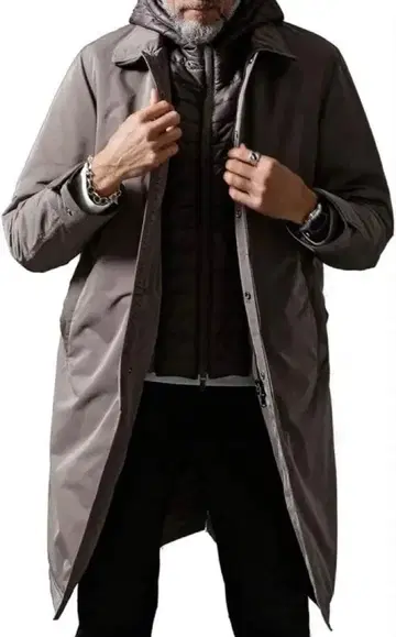 [ 새상품 ] WillLOUNGE 후드 탈부착 스텐카라 코트 M 사이즈