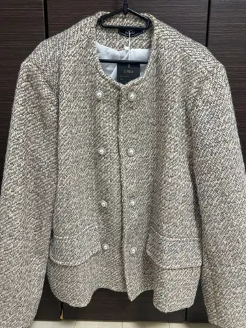 ALUDE 트위드 자켓 새상품