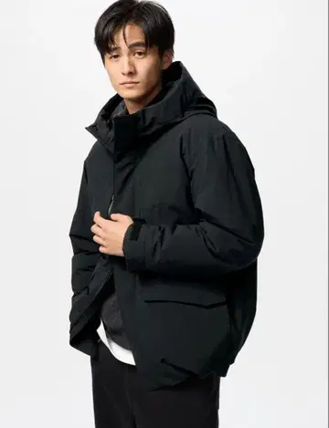 하이브리드 다운 후드티 UNIQLO XL