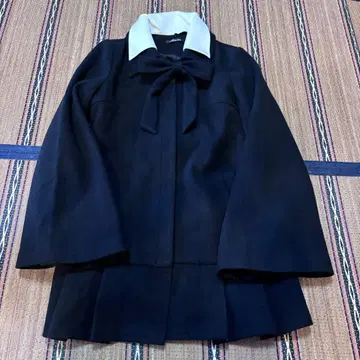 리본 코트 Mmeeme bell sleeve ribbon coat