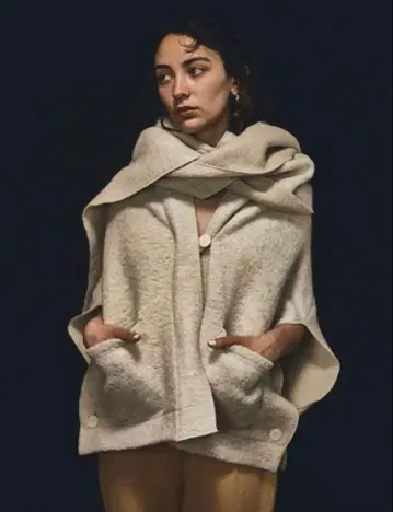 papier 아이보리 아우터