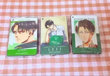 진격의 거인 패스 케이스 카드 홀더 리바이 병장