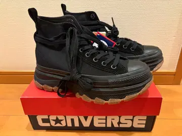 [새상품] CONVERSE 블랙 하이컷 스니커즈 25.5cm
