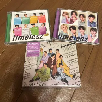timelesz CD 3장 세트 포토 카드 포함