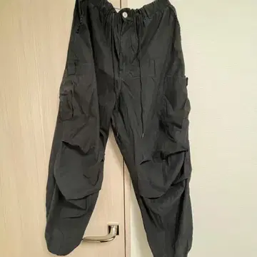 블랙 카고 팬츠 허리밴딩 ballsybrothers 볼지 브라더스