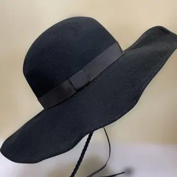 츠모리치사토 펠트 햇 블랙 프리 사이즈