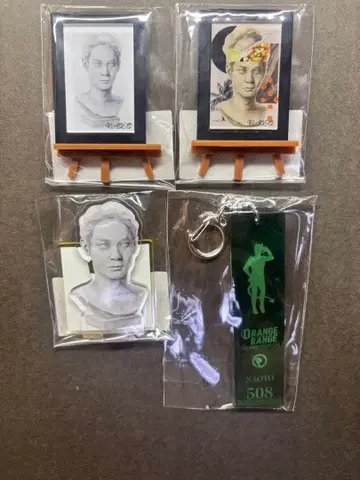 ORANGE RANGE NAOTO 키링, 아크릴 스탠드, 미니어처 이젤