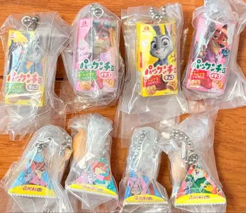 주토피아2 팩앤초 미니어처 참 전 8종 컴플리트 세트