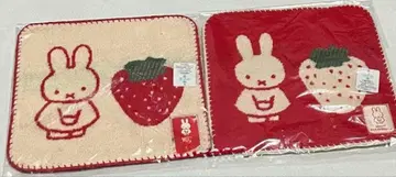 미피 스트로베리 핸드 타월 딸기.