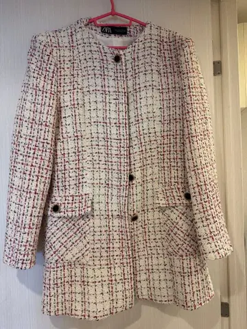 ZARA 트위드 코트 XL