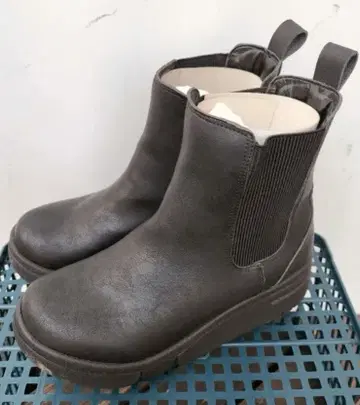 리게타 사이드 고어 부츠 블랙 통굽