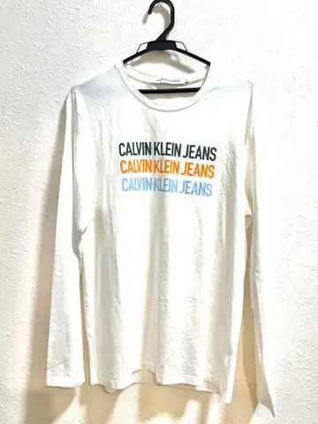 CALVIN KLEIN JEANS 롱 슬리브 T셔츠