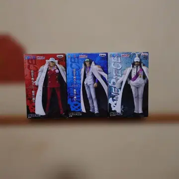 ONEPIECE 하이 스펙 컬러링 피규어 6 해군 3개 세트