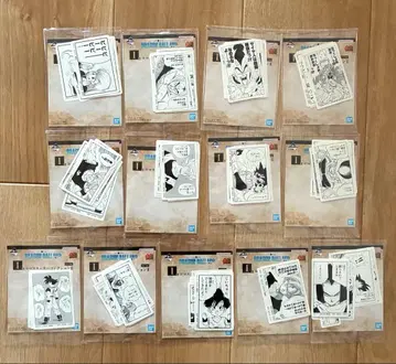 제일복권 드래곤볼 40th I상 장면 스티커 전 13종 컴플리트