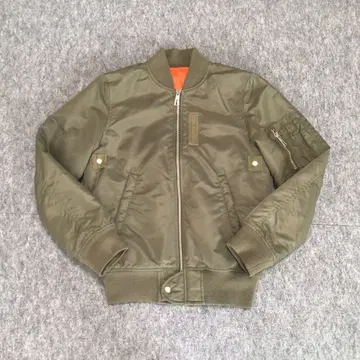 SLY MA-1 N2B 블루종 카키 밀리터리 여성용 짧은 기장