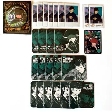 월드 트리거 오로라 카드놀이 아트 코스터 캔뱃지 아라후네대 등