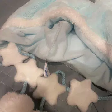 디즈니 팬캡 미키 귀 포함 스카이블루