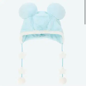 디즈니 팬캡 미키 귀 포함 스카이블루