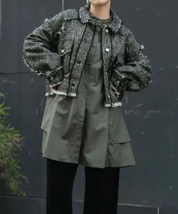 KBF 헴턱 미니 셔츠 원피스