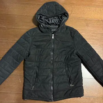 zara 남성용 블랙 다운 자켓