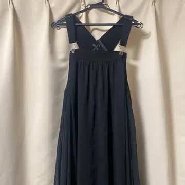 [ LASUD ] 레이스업 디자인 오버롤 스커트