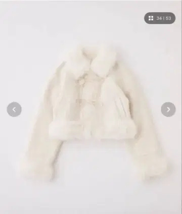 [ 리본 탈부착 가능 ] 페이크 무스탕 리본 아우터