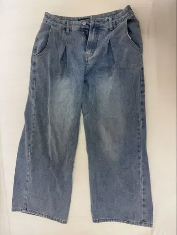 Riveretica L 라이트 블루 와이드 팬츠