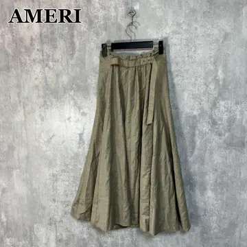 AMERI WRAPPING BELTED SKIRT M