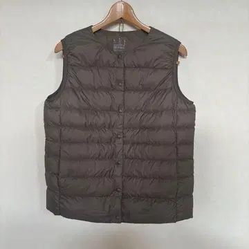 새상품급 무인양품 노카라 다운 베스트 XL