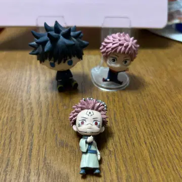 이타도리 유우지 후시구로 메구미 양면 스쿠나 피규어 세트