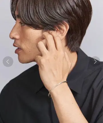 Beauty&Youth 실버 925 슬림 뱅글 M