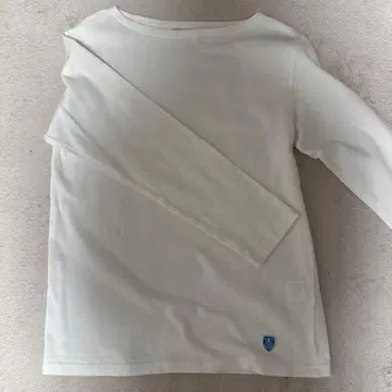 Orcival 화이트 7부 소매 바스크 셔츠