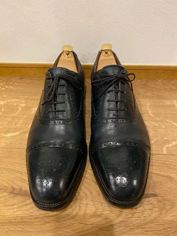 새상품급 스코치 그레인 27cm 3E 네이비